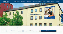 Desktop Screenshot of gesundheitszentrum-provita.de